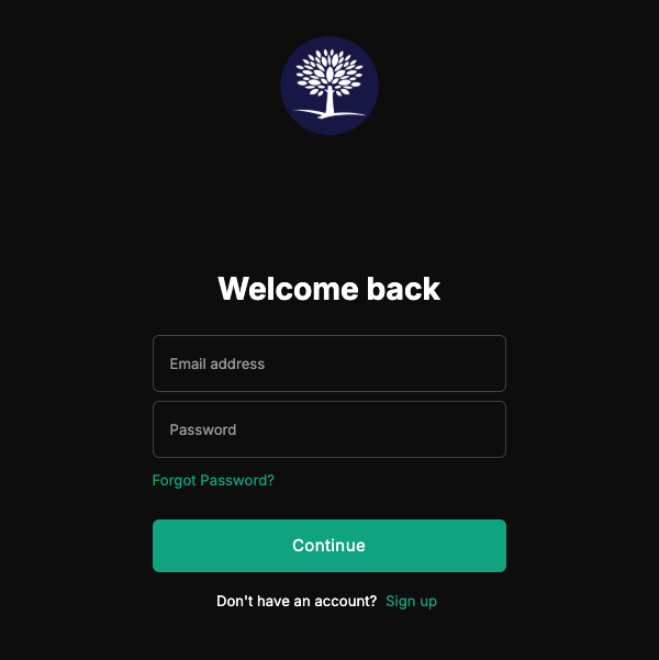 Login Screen